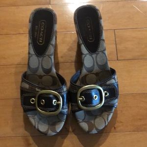 Coach Slides with Buckle size 7m